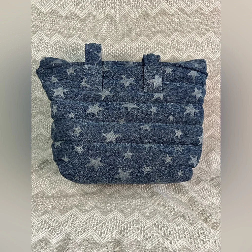 Wildfox Blue Star-Patterned Women's Tote NWT - Picture 4 of 7